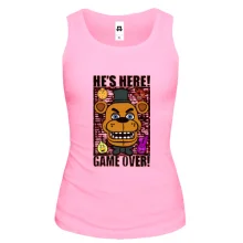 Жіноча майка FNAF He`s Here - Game over